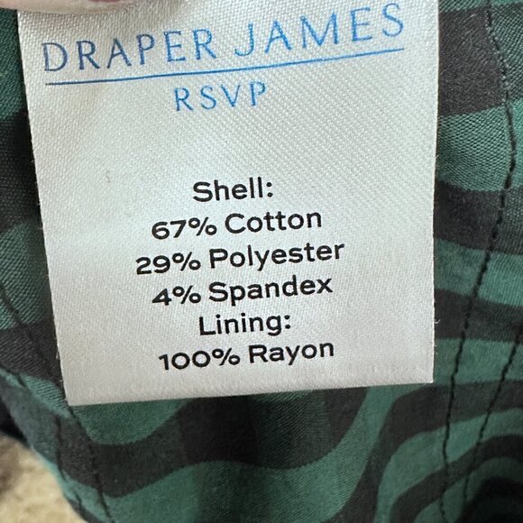 NWOT Draper James RSVP Long Sleeve Tiered Green & Black Plaid Dress Size - XXL - Picture 15 of 16